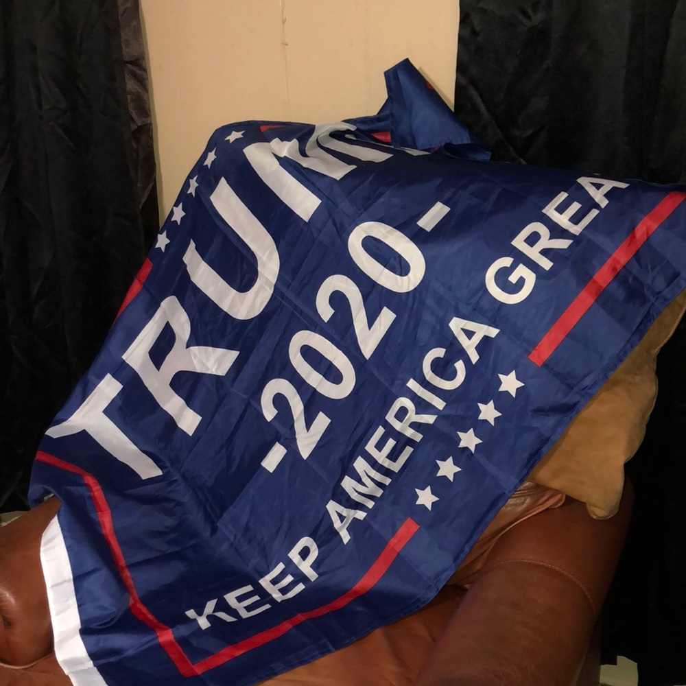 Trump Nylon Flag- YES I WON